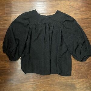 NWOT Ophelia Roe Textured Blouse Size S